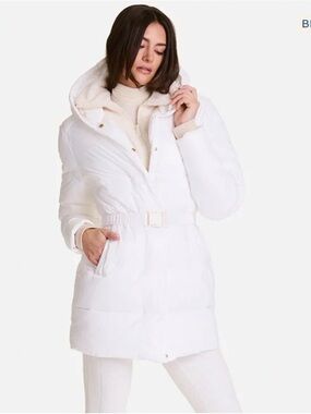 Nwt Alala Verbier Puffer Coat Women's White Hooded Puffer Coat
